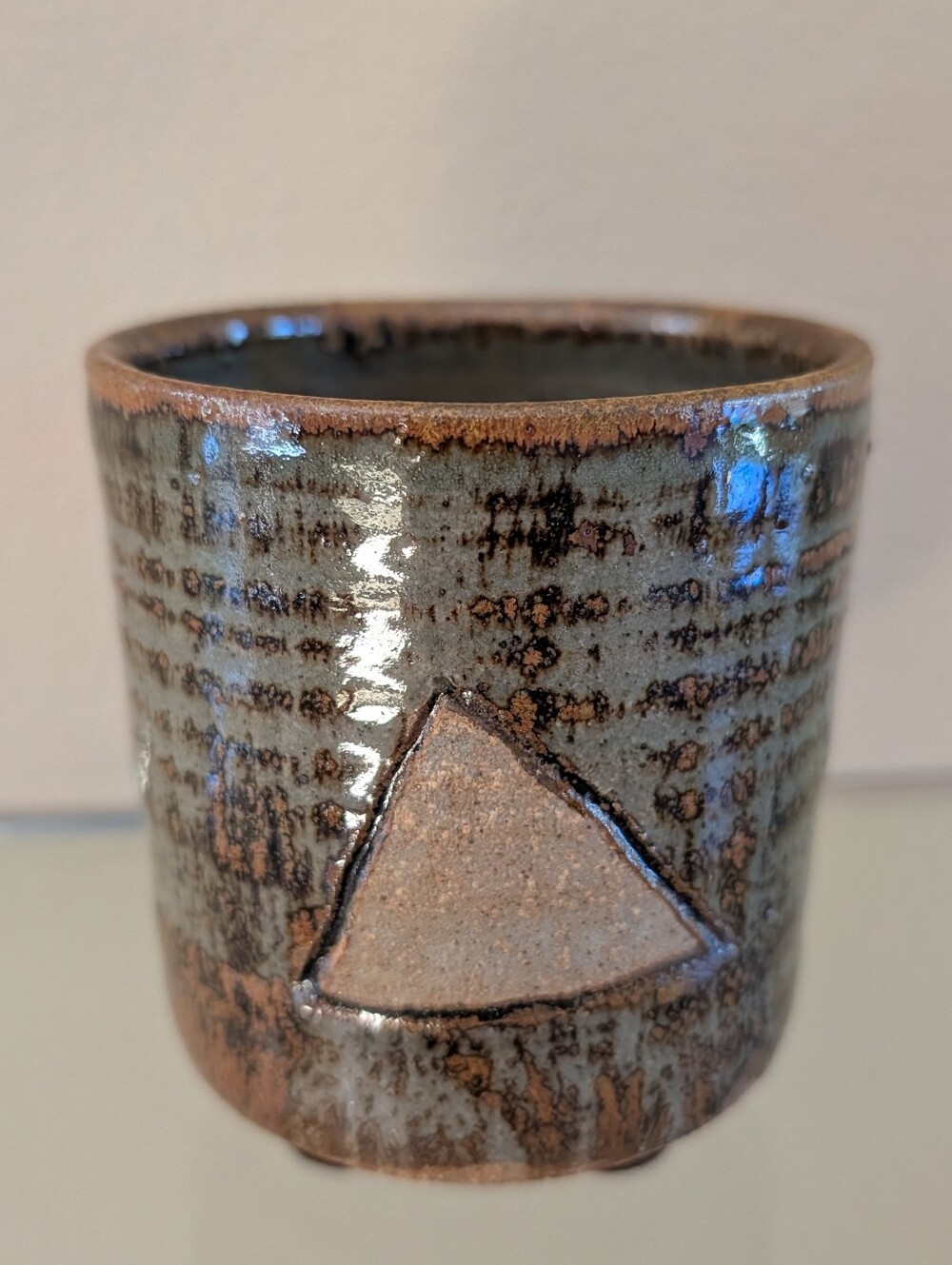 small artisan POTTERY POT handmade ooak